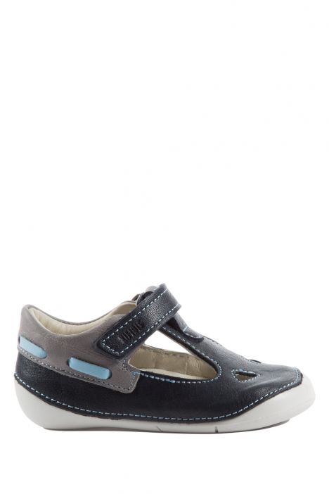 K410 Kifidis-Kids Unisex Bebek Deri Ayakkabı18-22 LACİVERT