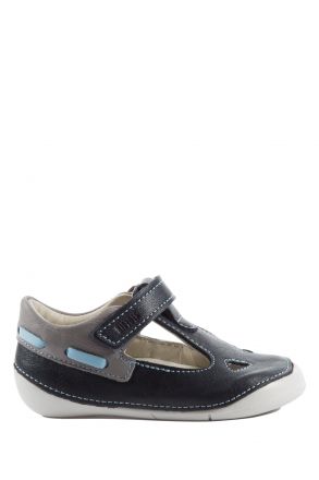K410 Kifidis-Kids Unisex Bebek Deri Ayakkabı18-22 LACİVERT