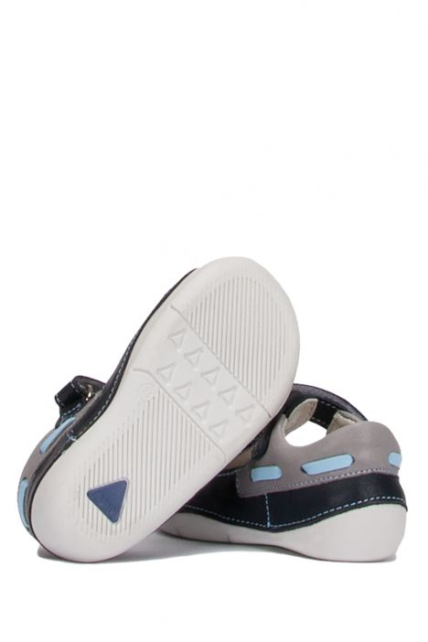 K410 Kifidis-Kids Unisex Bebek Deri Ayakkabı18-22 LACİVERT