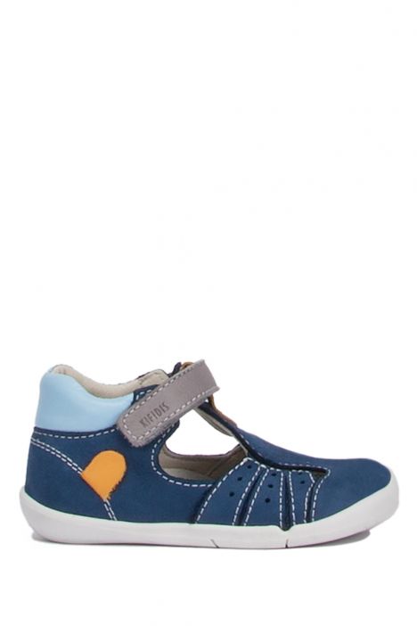 K510 Kifidis-Kids İlk Adım Unisex Çocuk Nubuk Ayakkabı19-24 Kot Nubuk