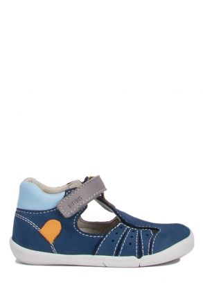 K510 Kifidis-Kids İlk Adım Unisex Çocuk Nubuk Ayakkabı19-24 Kot Nubuk