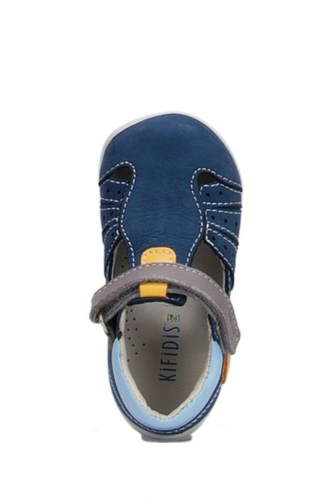 K510 Kifidis-Kids İlk Adım Unisex Çocuk Nubuk Ayakkabı19-24 Kot Nubuk