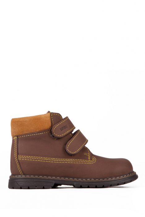 K551 Kifidis-Kids Unisex Çocuk Bot 25-30 Nubuk Kahverengi / Nubuck Brown