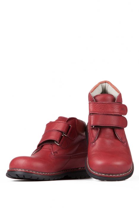 K551 Kifidis-Kids Unisex Çocuk Bot 25-30 BORDO