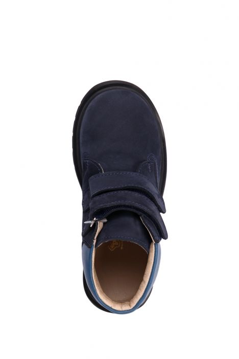 K551 Kifidis-Kids Unisex Çocuk Bot 25-30 Lacivert Nubuk