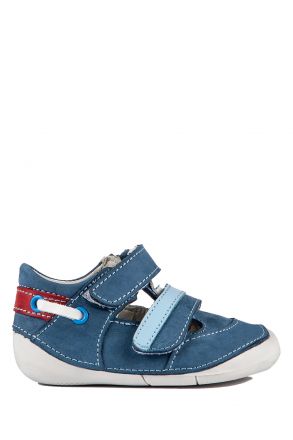 K760 Kifidis-Kids Erkek Bebek Nubuk Ayakkabı 18-22 Kot Nubuk
