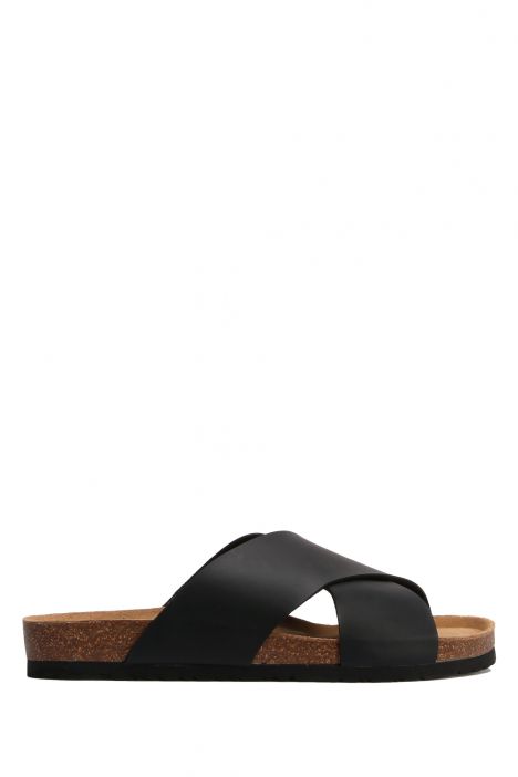 K761SE Kifidis Soft Step Erkek Mantar Terlik 40-46 Siyah - 001