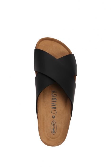 K761SE Kifidis Soft Step Erkek Mantar Terlik 40-46 Siyah - 001