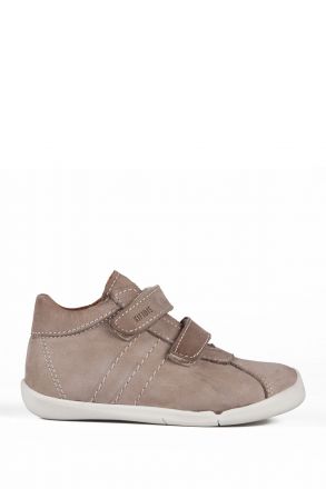 K821 Kifidis-Kids İlk Adım Unisex Çocuk Deri Ayakkabı 19-25 VIZON NUBUK