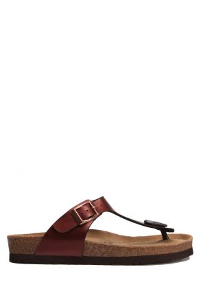 K8871SK Kifidis Soft Step Kadın Parmak Arası Mantar Terlik 36-41 Koyu Bordo - 022