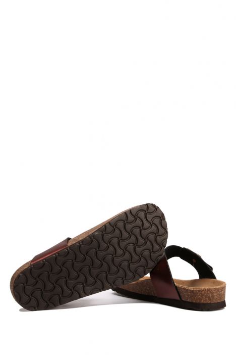 K8871SK Kifidis Soft Step Kadın Parmak Arası Mantar Terlik 36-41 Koyu Bordo - 022