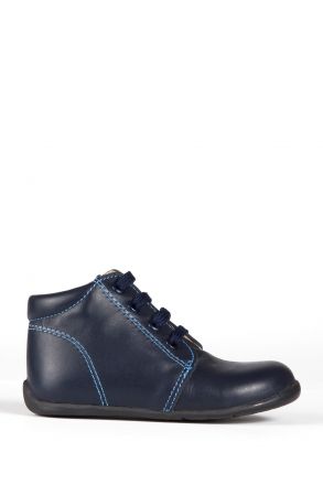 K90 Kifidis-Kids İlk Adım Unisex Çocuk Deri Ayakkabı19-24 Lacivert / Navy