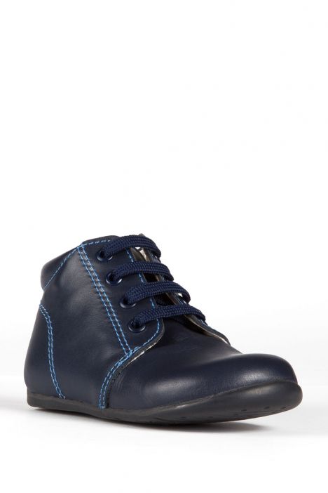 K90 Kifidis-Kids İlk Adım Unisex Çocuk Deri Ayakkabı19-24 Lacivert / Navy
