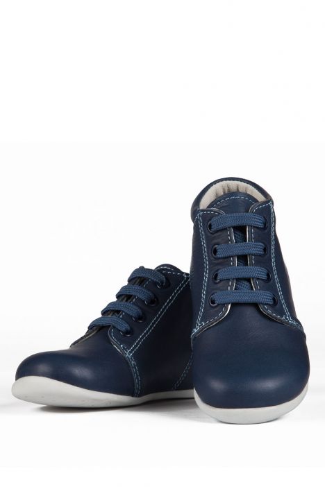 K90 Kifidis-Kids İlk Adım Unisex Çocuk Deri Ayakkabı19-24 JEANS