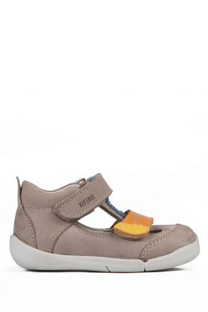 K930 Kifidis-Kids İlk Adım Unisex Çocuk Ayakkabı19-24 Kum Nubuk
