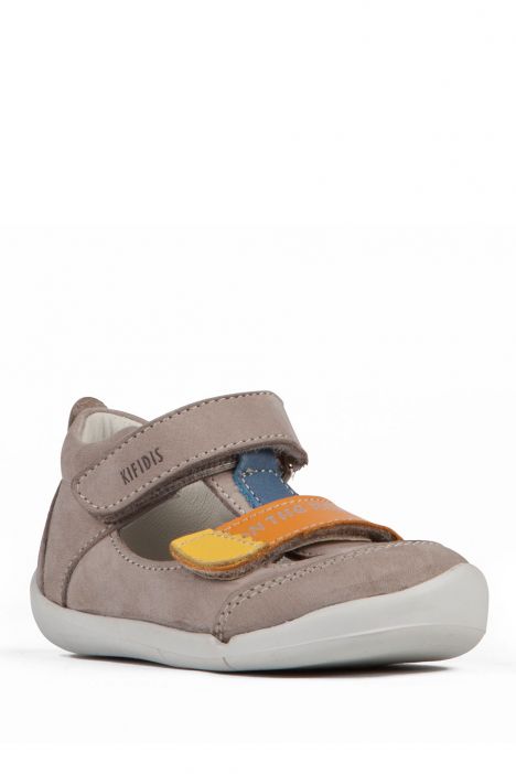 K930 Kifidis-Kids İlk Adım Unisex Çocuk Ayakkabı19-24 Kum Nubuk