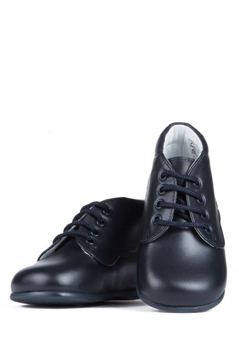 KCH10307 Kifidis-Kids Chiquitin İlk Adım Unisex Çocuk Deri Ayakkabı18-23 Lacivert Deri