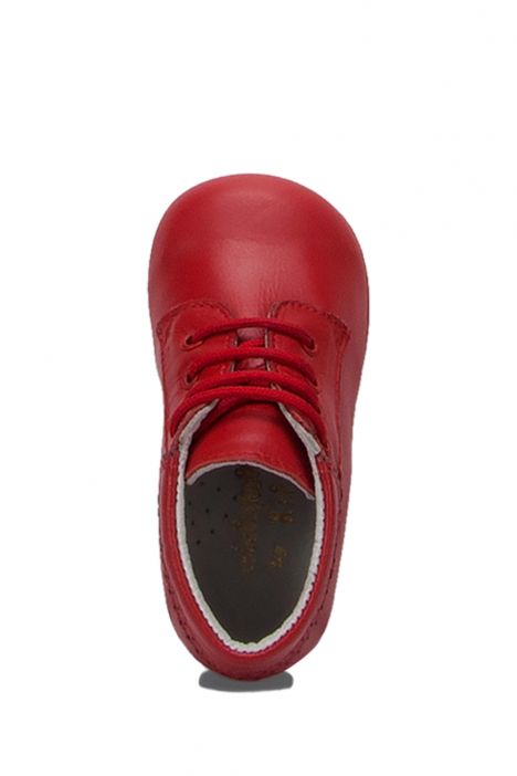 KCH10407 Kifidis-Kids Chiquitin İlk Adım Unisex Çocuk Deri Ayakkabı18-23 Kırmızı Deri