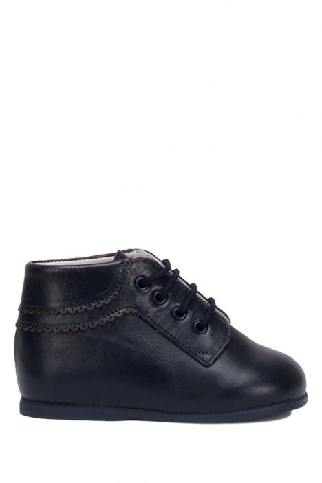 KCH10407 Kifidis-Kids Chiquitin İlk Adım Unisex Çocuk Deri Ayakkabı18-23 Lacivert Deri