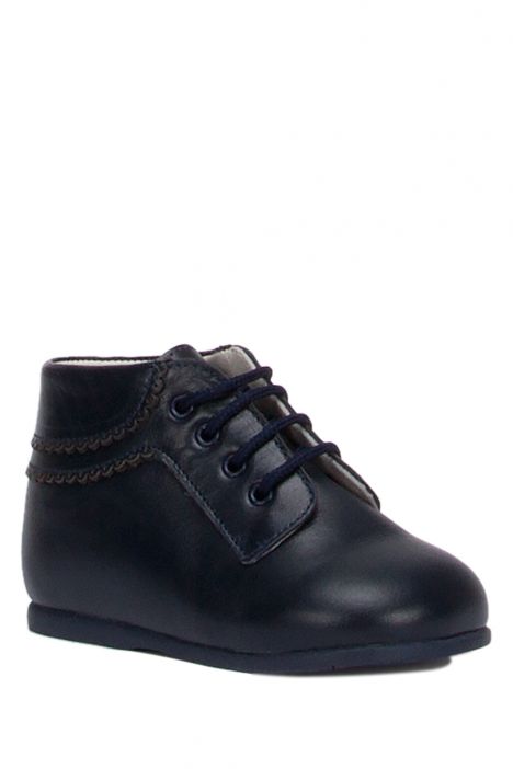 KCH10407 Kifidis-Kids Chiquitin İlk Adım Unisex Çocuk Deri Ayakkabı18-23 Lacivert Deri
