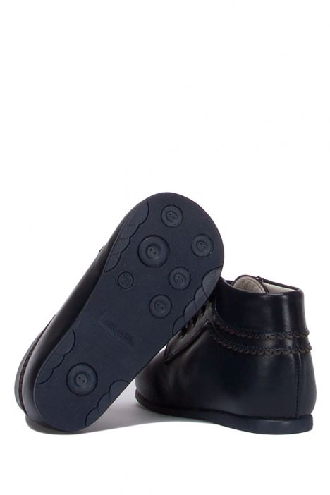 KCH10407 Kifidis-Kids Chiquitin İlk Adım Unisex Çocuk Deri Ayakkabı18-23 Lacivert Deri