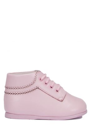 KCH10407 Kifidis-Kids Chiquitin İlk Adım Unisex Çocuk Deri Ayakkabı18-23 Pembe Deri