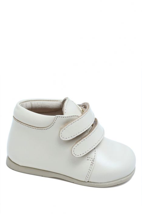 KCH11604 Kifidis-Kids Chiquitin İlk Adım Unisex Çocuk Deri Ayakkabı18-23 Krem Deri