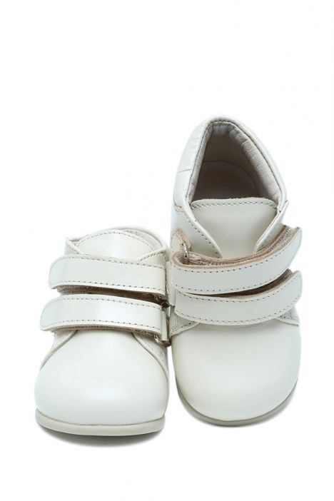 KCH11604 Kifidis-Kids Chiquitin İlk Adım Unisex Çocuk Deri Ayakkabı18-23 Krem Deri