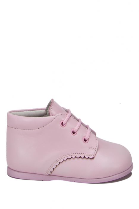 KCH1194 Kifidis-Kids Chiquitin İlk Adım Unisex Çocuk Deri Ayakkabı 18-23 Pembe Deri