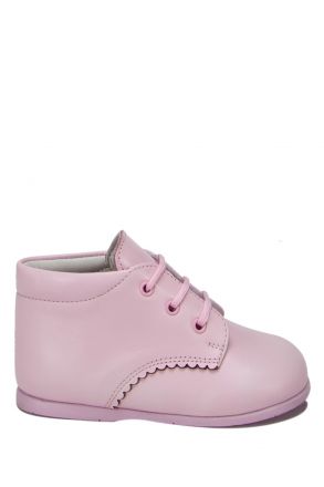 KCH1194 Kifidis-Kids Chiquitin İlk Adım Unisex Çocuk Deri Ayakkabı 18-23 Pembe Deri