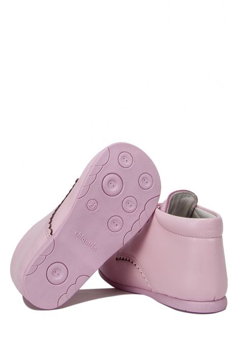 KCH1194 Kifidis-Kids Chiquitin İlk Adım Unisex Çocuk Deri Ayakkabı 18-23 Pembe Deri