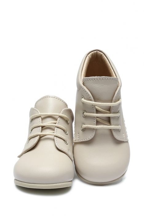 KCH1194 Kifidis-Kids Chiquitin İlk Adım Unisex Çocuk Deri Ayakkabı 18-23 Beyaz Deri