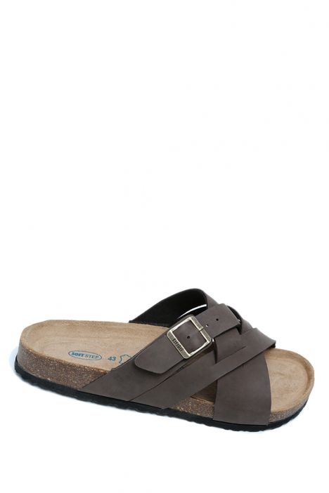 KS0762SE Kifidis Soft Step Erkek Mantar Terlik 40-46 03 - Kahve