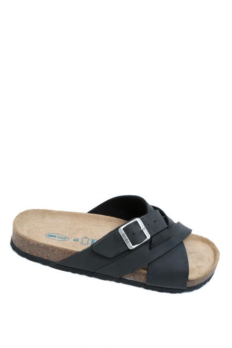 KS0762SE Kifidis Soft Step Erkek Mantar Terlik 40-46 04 - Mat Siyah