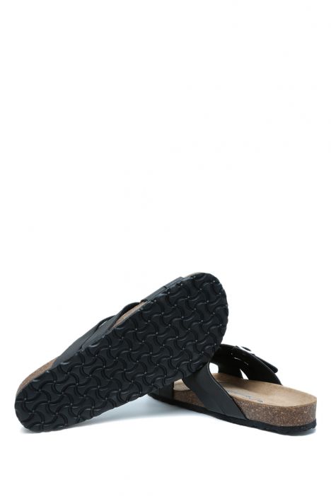 KS0762SE Kifidis Soft Step Erkek Mantar Terlik 40-46 04 - Mat Siyah