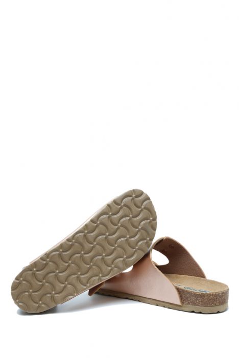 KS10260SJ Kifidis-Kids Soft Step Çocuk Çift Bantlı Mantar Terlik 30-35 44 - Rose Gold