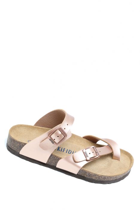 KS10261SK Kifidis Soft Step Kadın Mantar Terlik 36-41 44 - Rose Gold