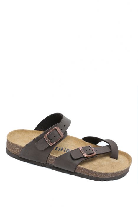 KS10261SK Kifidis Soft Step Kadın Mantar Terlik 36-41 03 - Kahve