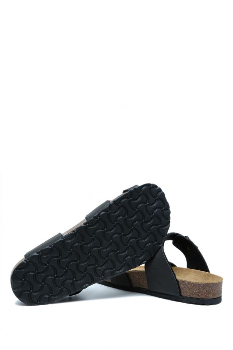 KS10261SK Kifidis Soft Step Kadın Mantar Terlik 36-41 04 - Mat Siyah
