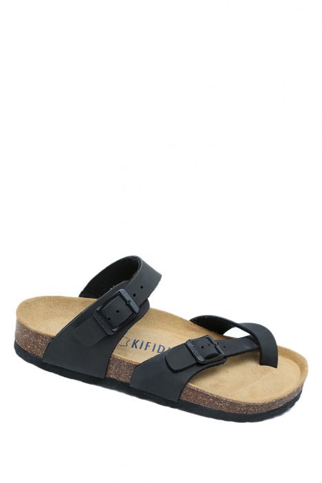 KS10261SK Kifidis Soft Step Kadın Mantar Terlik 36-41 04 - Mat Siyah