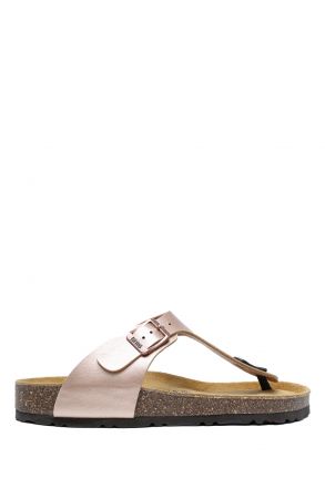 KS8871SK Kifidis Soft Step Kadın Parmak Arası Mantar Terlik 36-41 44 - Rose Gold