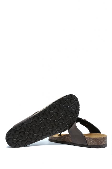 KS8871SK Kifidis Soft Step Kadın Parmak Arası Mantar Terlik 36-41 03 - Kahve