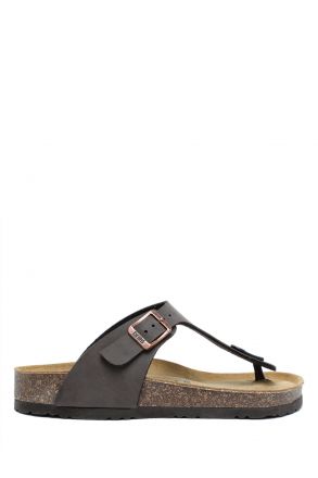 KS8871SK Kifidis Soft Step Kadın Parmak Arası Mantar Terlik 36-41 03 - Kahve