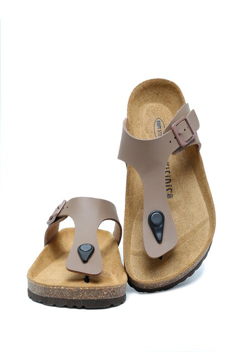 KS8871SK Kifidis Soft Step Kadın Parmak Arası Mantar Terlik 36-41 46 - Vizon