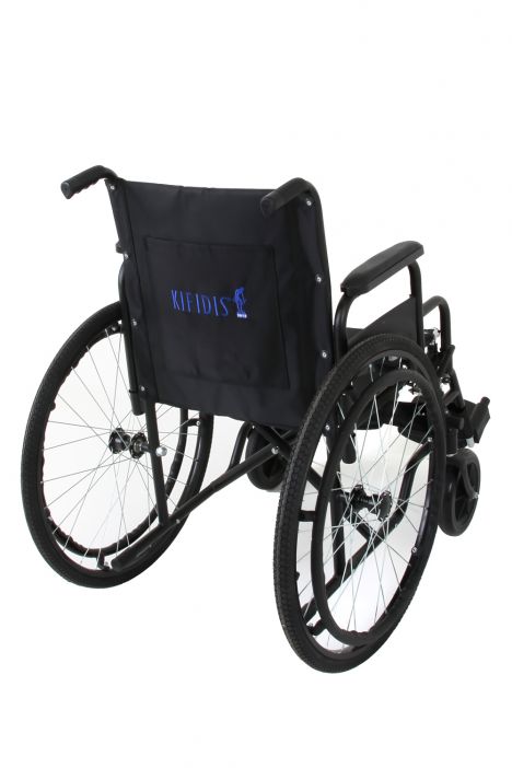 KY903-46 Kifidis Ayak-Kolçakları Çıkarılabilen Malül Arabası Siyah / Black