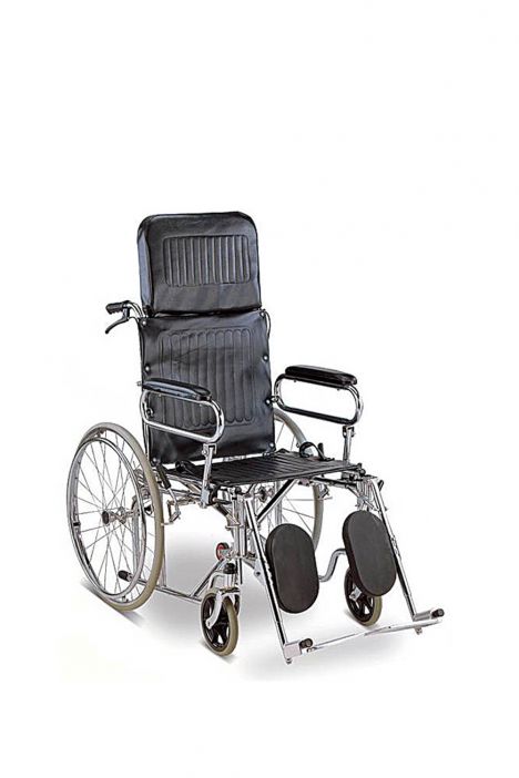 KY903GC-46 Kifidis Kalkar Ayaklı Baş Destekli Malül Arabası STD