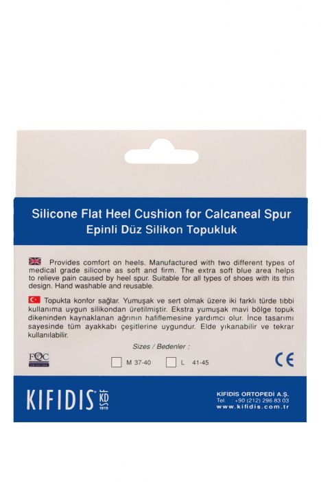 Kifidis Epinli Düz Silikon Topukluk (SH-310F) STD