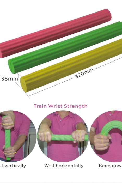 Kifidis FlexBar Elastik Egzersiz Barı Green - Orta