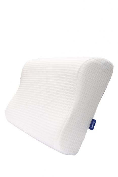 Kifidis Kademeli Visko Uyku Yastığı 55x36x11/7 cm Beyaz / White
