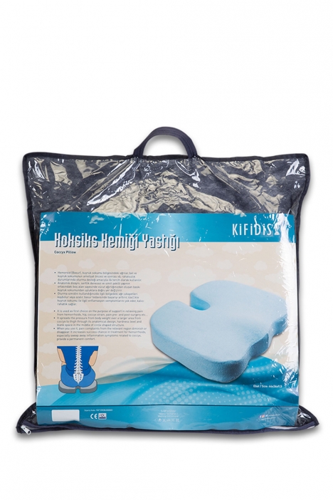 Kifidis Koksik Kemiği İçin Yastık 44x36x6.5 cm Mavi / Blue